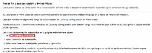 darse de baja twitch prime