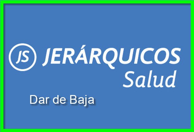 Dar de Baja Jerárquicos Salud